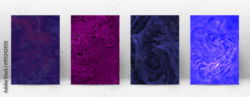Abstract cover. Modern design template. Admirable suminagashi marble. Minimalistic hipster flyer design. Magnetic trendy abstract cover. Vector illustration.
