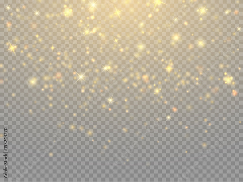 Glow light effect. Vector Christmas lights concept.