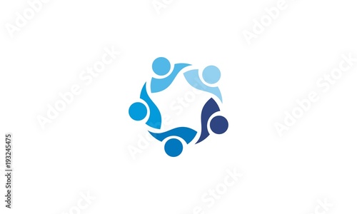 People, Teamwork Logo Vector 