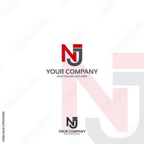 nj - logo template