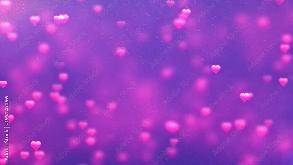 Purple heart moving Romantic Spinning Dangling Glowing Love Hearts colored Particles Moving Loop Background For Valentines Day, Mother's Day, birthday, Wedding , anniversary , greeting invitation. Purple heart moving Romantic Spinning Dangling Glowing Love Hearts colored Particles Moving Loop Background For Valentines Day, Mother's Day, birthday, Wedding , anniversary , greeting invitation.