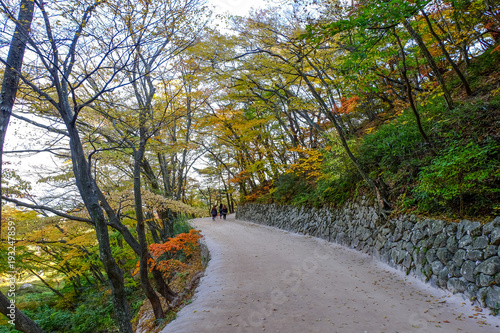 Colorful way to Seokguram Grotto photo