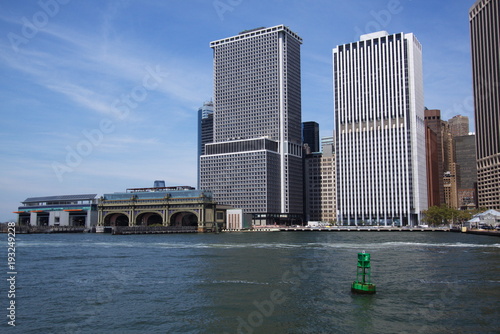 Skyline of South Manhattan in New York  