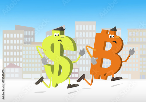 Angry dollar chases bitcoin