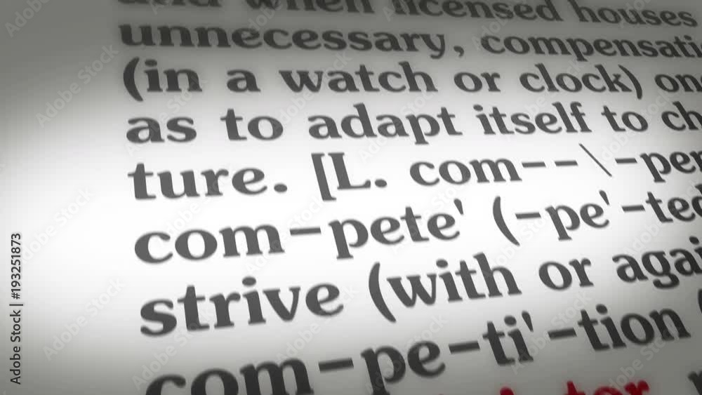 Dictionary Competitor