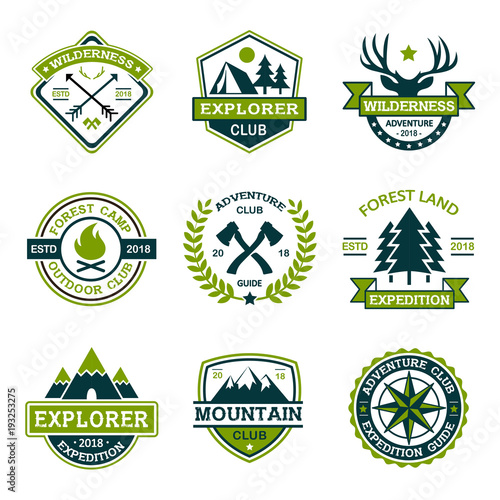Adventure Explorer Logo Collection