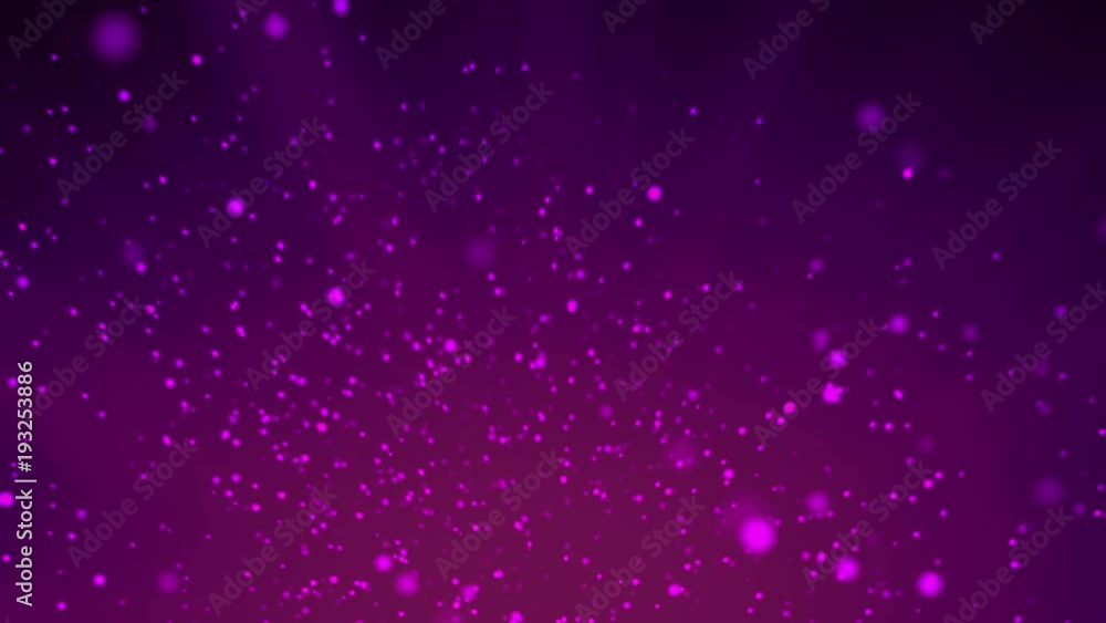 Colored particles moving in space. Colored particles moving in space.