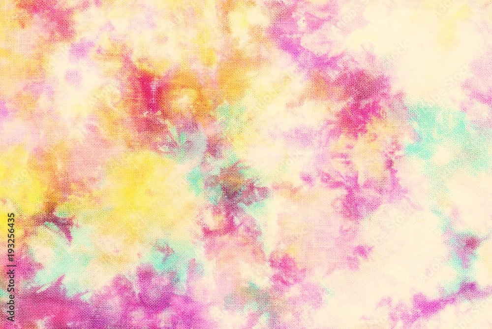 tie dye pattern on cotton fabric abstract background. tie dye pattern on cotton fabric abstract background.
