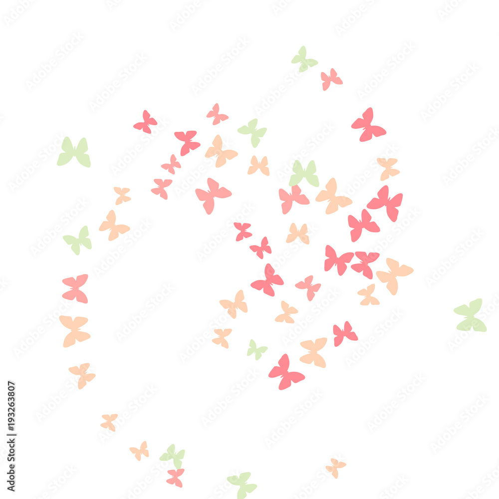 Spring Background with Colorful Butterflies. Simple Feminine Pattern for Card, Invitation, Print. Trendy Decoration with Beautiful Butterfly Silhouettes. Vector Background with Moth
Spring Background with Colorful Butterflies. Simple Feminine Pattern for Card, Invitation, Print. Trendy Decoration with Beautiful Butterfly Silhouettes. Vector Background with Moth
