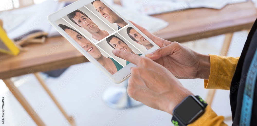 Composite image of people collage portrait single 5 Composite image of people collage portrait single 5