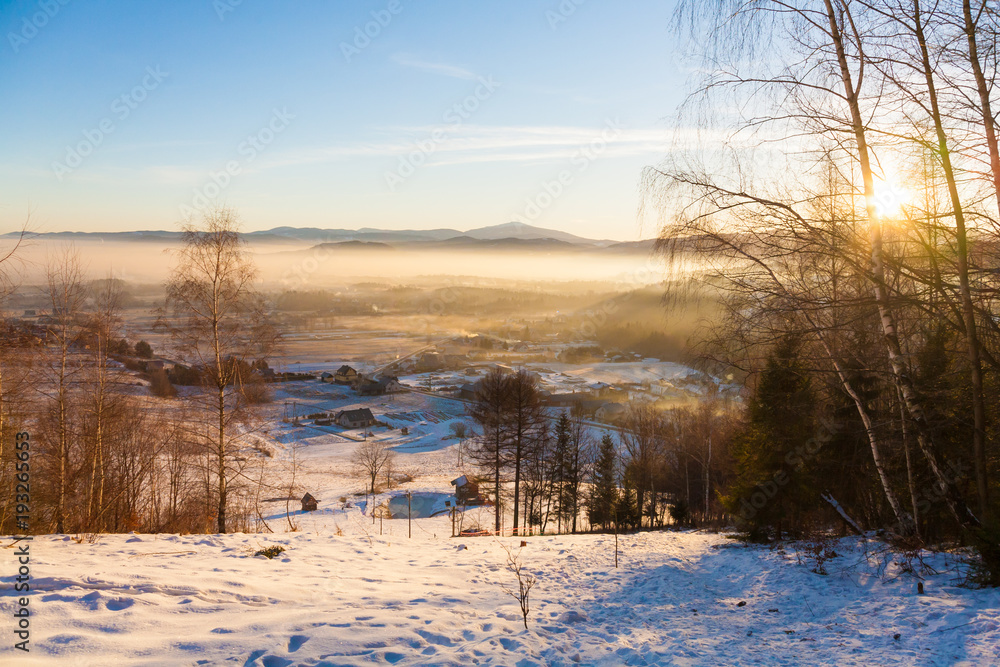 Morning in the mountains
