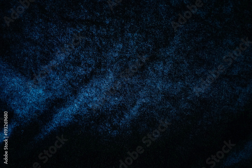 background texture of dark blue silky velvet fabric 2