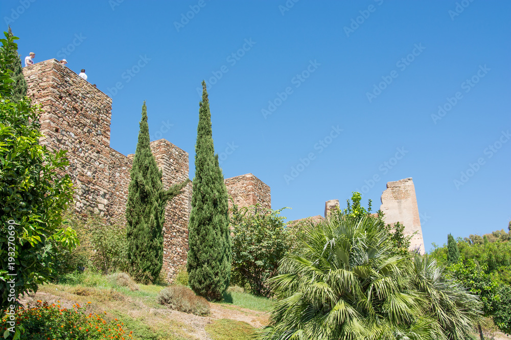 Fototapeta premium Old medieval castle walls
