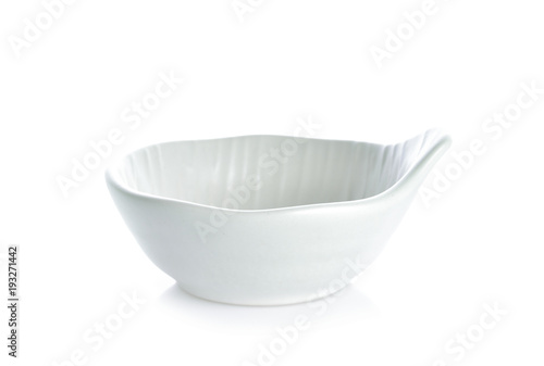 Dipping bowl on white background