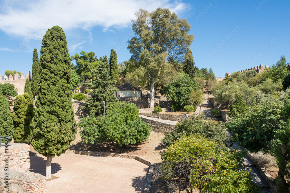 View of the Gibralfaro courtyard