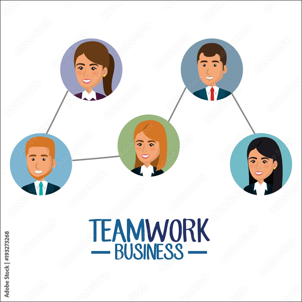 group of businespeople teamwork vector illustration design group of businespeople teamwork vector illustration design