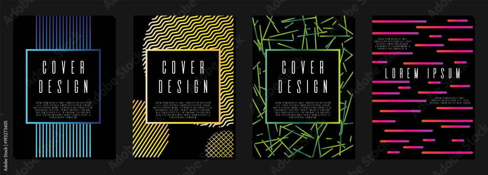 Naklejka premium Modern cover design.