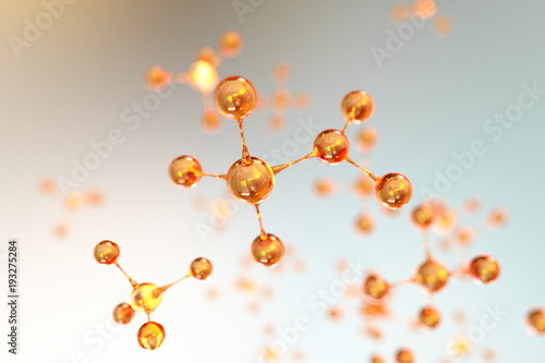 Abstract Molecule Background
