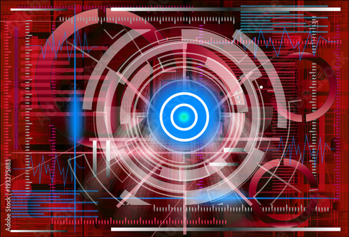 抽象的な仮想グラフィックタッチユーザインタフェース