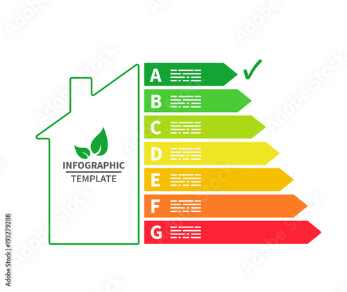 Home energy efficiency and improvement concept template