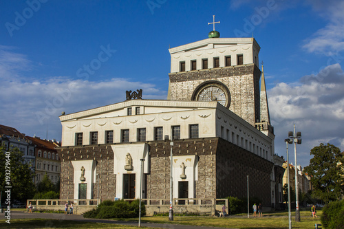 The Church of the Most Sacred Heart of Our Lord is a Roman Catholic church in Prague's Vinohrady district. Czech Republic