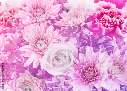 Closeup of beautiful flower for wedding background