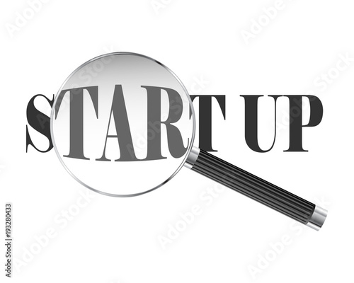 Start Up Magnifying Glass