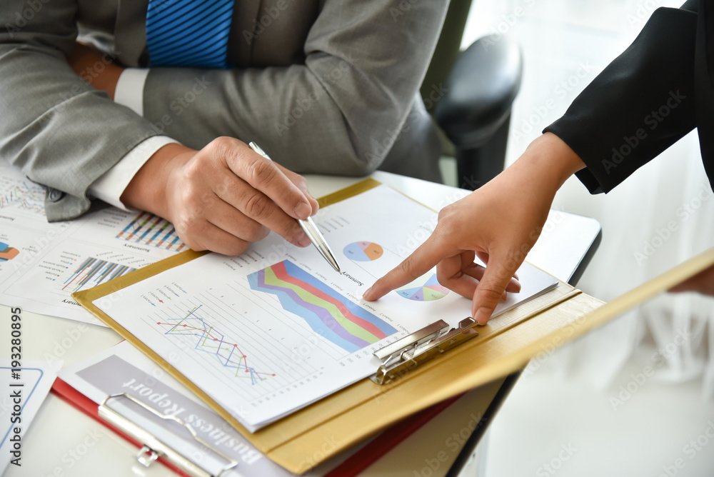 Businessman meeting with Businesswoman. Businessman meeting with Businesswoman.