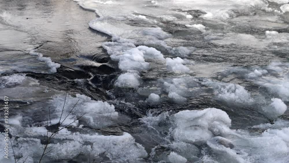 Frozen river Frozen river