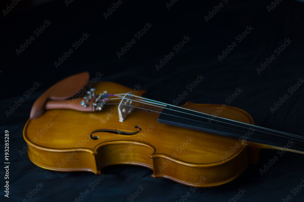 Fototapeta premium the most romantic violin in musical instruments