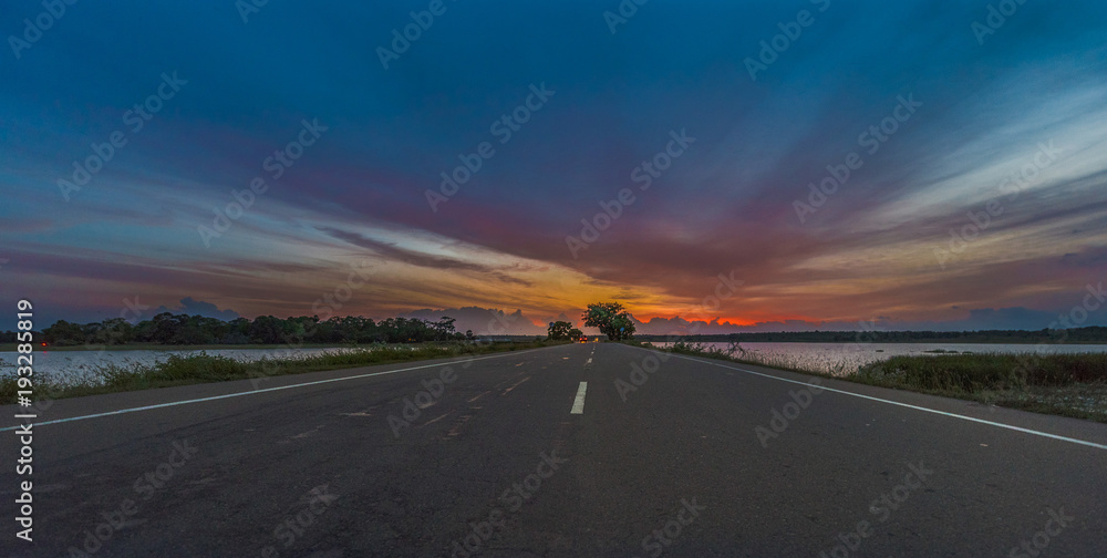 Sunset Road Sri Lanka