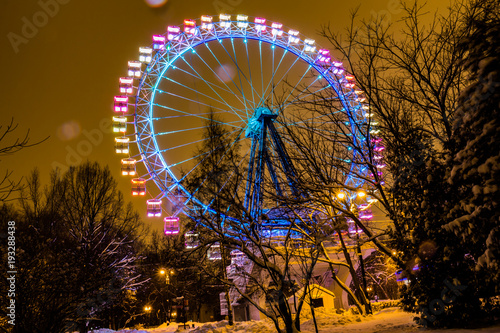 Wallpaper Mural Izmaylovsky park at night. Moscow. Torontodigital.ca