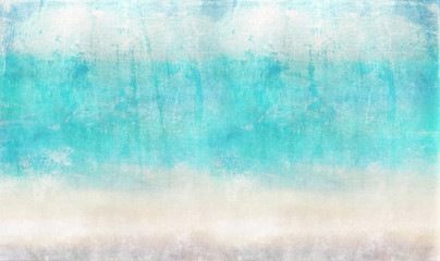 The texture of the old paper blue background. Light blue background in grunge style.