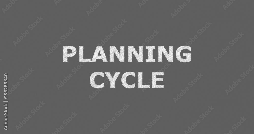 Writing or sketching a word PLANNING CYCLE Writing or sketching a word PLANNING CYCLE