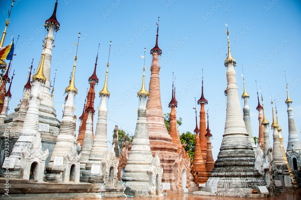 Group of temples - Indhein - Inle Lake - Myanmar