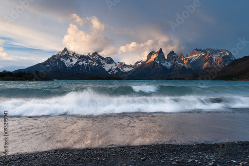 Waves at Torres del Paine