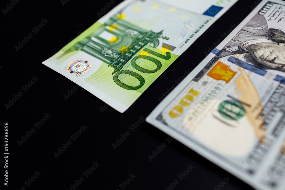 Background of the money. Euro and Dollar. financial concept Background of the money. Euro and Dollar. financial concept