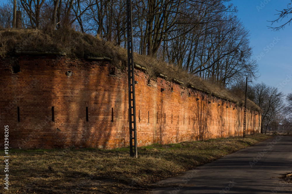 Fortress Modlin (deffence barracks) in Nowy Dwor Mazowiecki, Poland