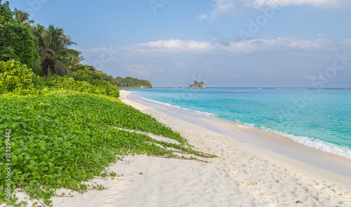 Anse Royale Sandstrand auf Mahe Seychellen