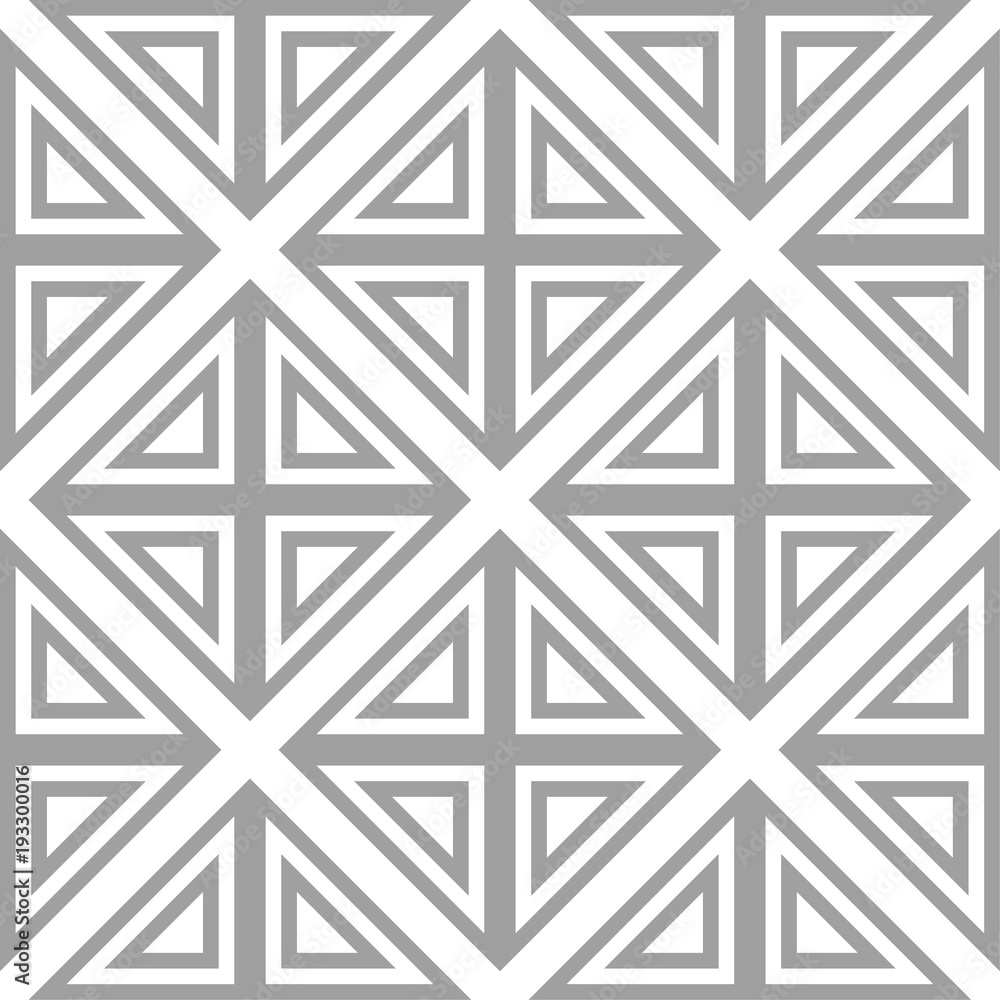 Light gray geometric ornament. Seamless pattern Light gray geometric ornament. Seamless pattern