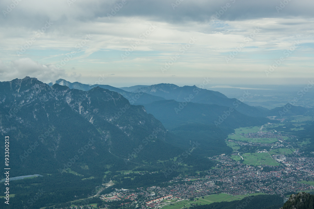 Fototapeta premium Alpspitze, south of Bavaria