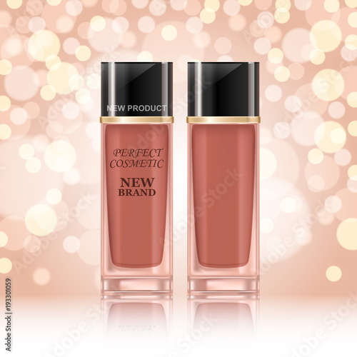 Set cosmetic bottles for your creative projects