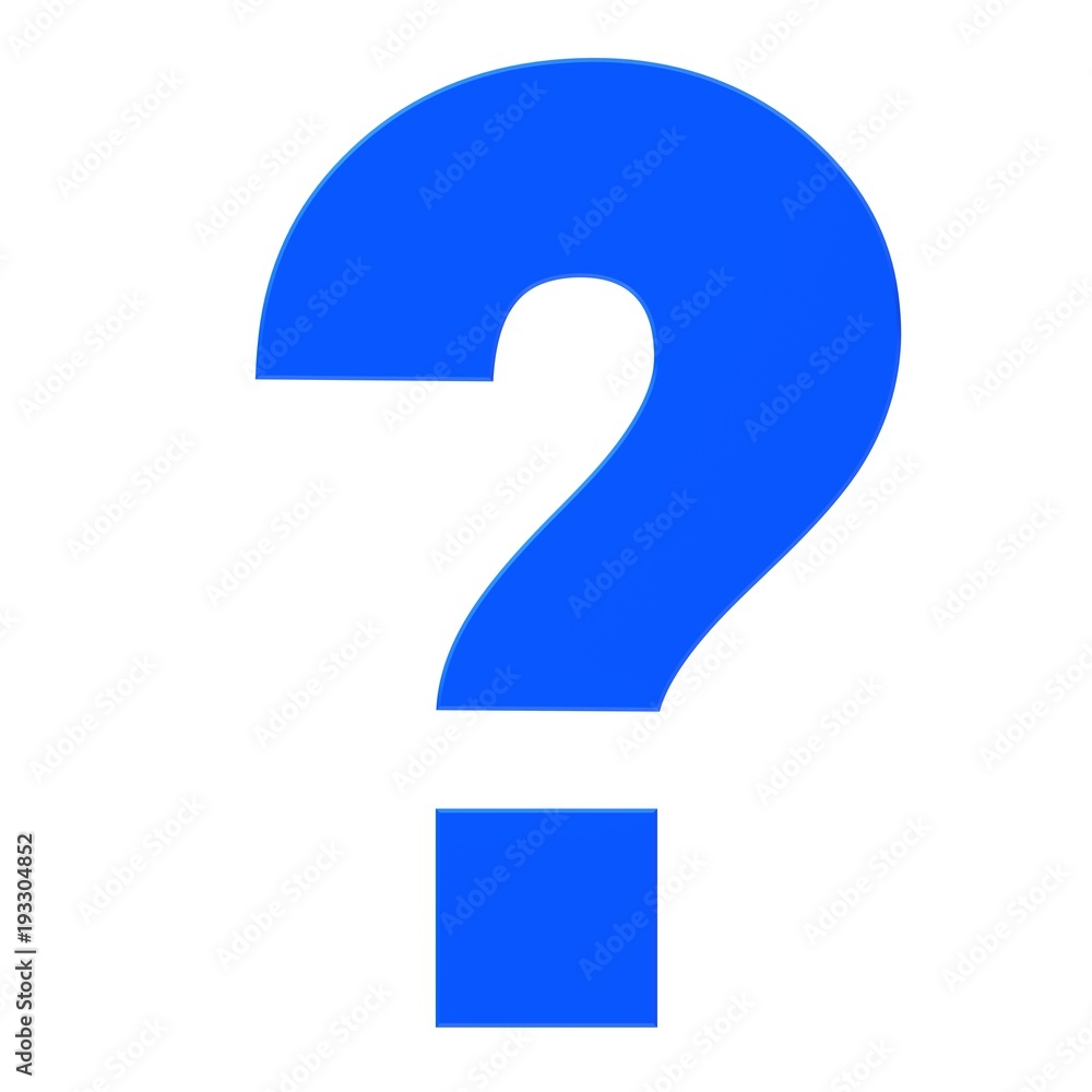 question mark 3d blue render illustration interrogation point sign symbol icon isolated on white background question mark 3d blue render illustration interrogation point sign symbol icon isolated on white background