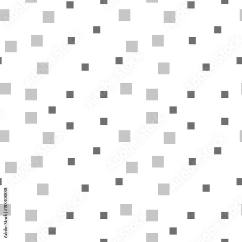 Seamless abstract geometric colorful vector pattern with chaotic square