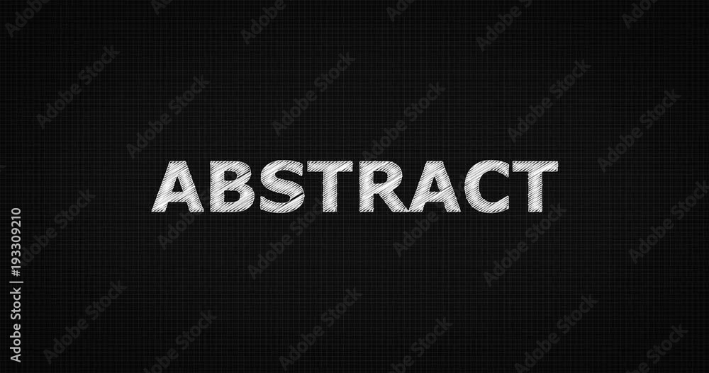 Writing or sketching a word ABSTRACT Writing or sketching a word ABSTRACT