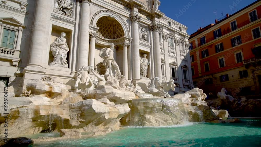 The Trevi Fountain Is A Fountain In The Trevi District In Rome Italy The Trevi Fountain Is A Fountain In The Trevi District In Rome Italy
