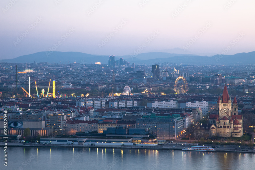 View over Vienna, Austria