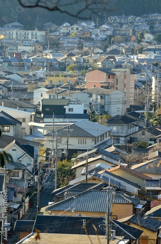 京都市山科区の街並み