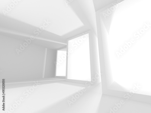 Fototapeta Naklejka Na Ścianę i Meble -  Abstract Modern White Architecture Background