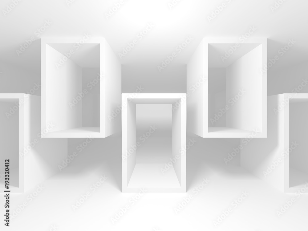 Abstract Modern White Architecture Background Abstract Modern White Architecture Background